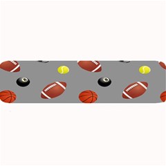 Balltiled Grey Ball Tennis Football Basketball Billiards Large Bar Mats by Mariart