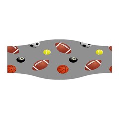 Balltiled Grey Ball Tennis Football Basketball Billiards Stretchable Headband by Mariart