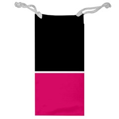 Black Pink Line White Jewelry Bag by Mariart