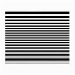 Black White Line Small Glasses Cloth by Mariart