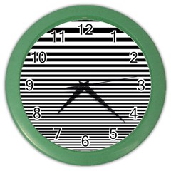 Black White Line Color Wall Clocks by Mariart