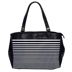 Black White Line Office Handbags by Mariart