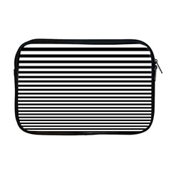 Black White Line Apple Macbook Pro 17  Zipper Case by Mariart