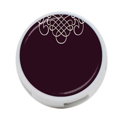 Black Cherry Scrolls Purple 4-port Usb Hub (one Side) by Mariart