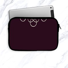 Black Cherry Scrolls Purple Apple Ipad Mini Zipper Cases by Mariart