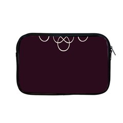 Black Cherry Scrolls Purple Apple Macbook Pro 13  Zipper Case by Mariart