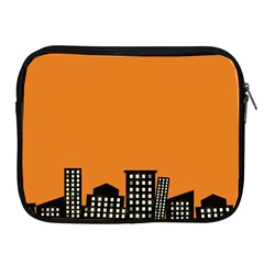 City Building Orange Apple Ipad 2/3/4 Zipper Cases by Mariart