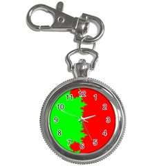 Critical Points Line Circle Red Green Key Chain Watches by Mariart