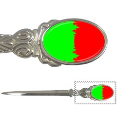 Critical Points Line Circle Red Green Letter Openers by Mariart