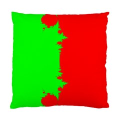 Critical Points Line Circle Red Green Standard Cushion Case (two Sides) by Mariart