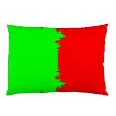 Critical Points Line Circle Red Green Pillow Case by Mariart