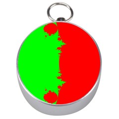 Critical Points Line Circle Red Green Silver Compasses by Mariart