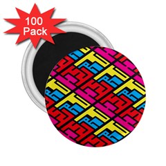 Color Red Yellow Blue Graffiti 2 25  Magnets (100 Pack)  by Mariart