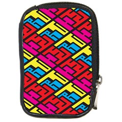 Color Red Yellow Blue Graffiti Compact Camera Cases by Mariart