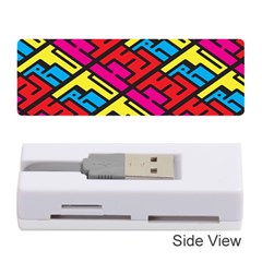 Color Red Yellow Blue Graffiti Memory Card Reader (stick)  by Mariart