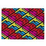 Color Red Yellow Blue Graffiti Cosmetic Bag (XXL)  Front