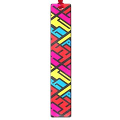 Color Red Yellow Blue Graffiti Large Book Marks by Mariart