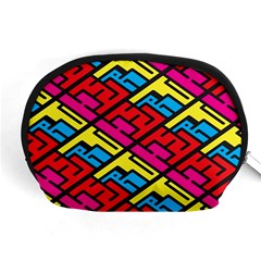 Color Red Yellow Blue Graffiti Accessory Pouches (medium)  by Mariart