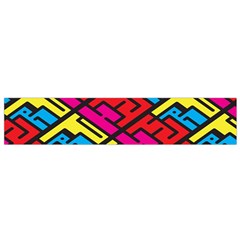 Color Red Yellow Blue Graffiti Flano Scarf (small) by Mariart