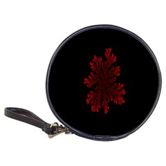 Dendron Diffusion Aggregation Flower Floral Leaf Red Black Classic 20-cd Wallets by Mariart