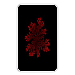 Dendron Diffusion Aggregation Flower Floral Leaf Red Black Memory Card Reader by Mariart