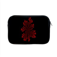 Dendron Diffusion Aggregation Flower Floral Leaf Red Black Apple Macbook Pro 15  Zipper Case by Mariart