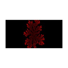 Dendron Diffusion Aggregation Flower Floral Leaf Red Black Yoga Headband