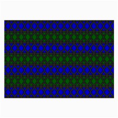 Diamond Alt Blue Green Woven Fabric Large Glasses Cloth by Mariart