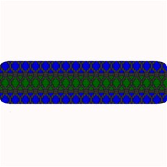 Diamond Alt Blue Green Woven Fabric Large Bar Mats by Mariart