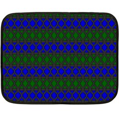 Diamond Alt Blue Green Woven Fabric Fleece Blanket (mini) by Mariart