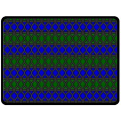 Diamond Alt Blue Green Woven Fabric Fleece Blanket (large)  by Mariart