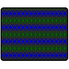 Diamond Alt Blue Green Woven Fabric Fleece Blanket (medium)  by Mariart