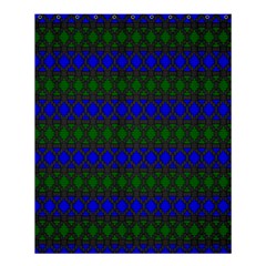 Diamond Alt Blue Green Woven Fabric Shower Curtain 60  X 72  (medium)  by Mariart