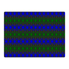 Diamond Alt Blue Green Woven Fabric Double Sided Flano Blanket (mini)  by Mariart