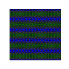 Diamond Alt Blue Green Woven Fabric Small Satin Scarf (square) by Mariart