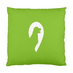 Dog Green White Animals Standard Cushion Case (one Side) by Mariart