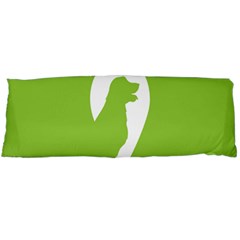 Dog Green White Animals Body Pillow Case (dakimakura) by Mariart