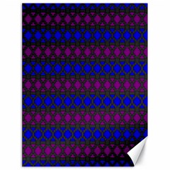 Diamond Alt Blue Purple Woven Fabric Canvas 18  X 24   by Mariart