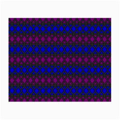 Diamond Alt Blue Purple Woven Fabric Small Glasses Cloth (2-side) by Mariart