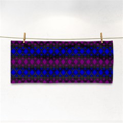 Diamond Alt Blue Purple Woven Fabric Cosmetic Storage Cases by Mariart