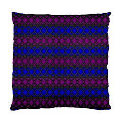 Diamond Alt Blue Purple Woven Fabric Standard Cushion Case (one Side) by Mariart