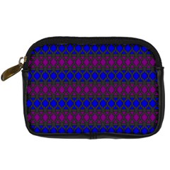 Diamond Alt Blue Purple Woven Fabric Digital Camera Cases by Mariart