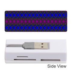 Diamond Alt Blue Purple Woven Fabric Memory Card Reader (stick)  by Mariart