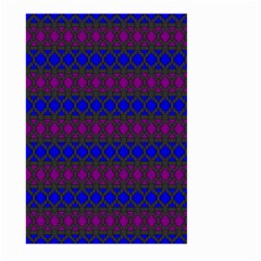 Diamond Alt Blue Purple Woven Fabric Large Garden Flag (two Sides) by Mariart