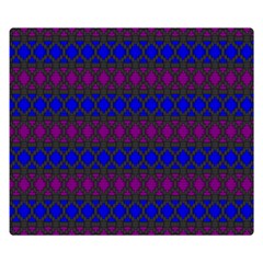 Diamond Alt Blue Purple Woven Fabric Double Sided Flano Blanket (small)  by Mariart