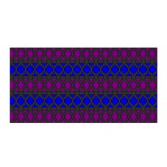 Diamond Alt Blue Purple Woven Fabric Satin Wrap by Mariart