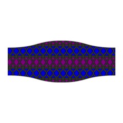 Diamond Alt Blue Purple Woven Fabric Stretchable Headband