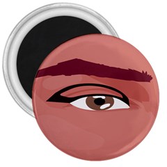 Eye Difficulty Red 3  Magnets