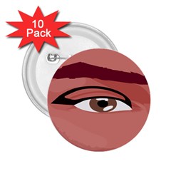 Eye Difficulty Red 2.25  Buttons (10 pack) 