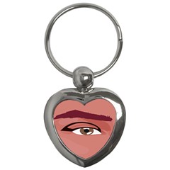 Eye Difficulty Red Key Chains (Heart) 